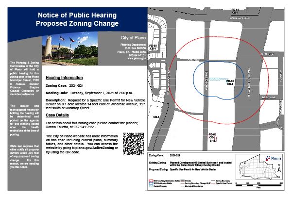 Required 200' Notice